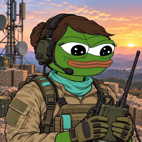 The Army Fren concept: Packets Over Panic, Signals Specialist, holding Rugged Field Radio.