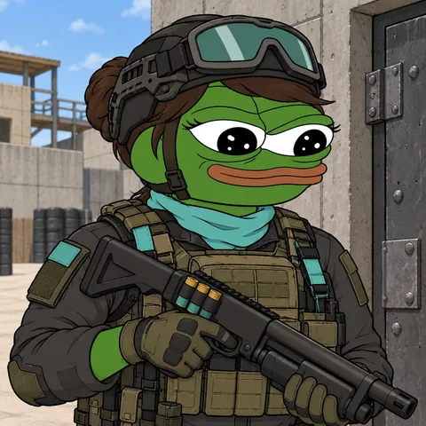 The Army Fren concept: Breach Please, Urban Breacher, holding Compact Breaching Shotgun.