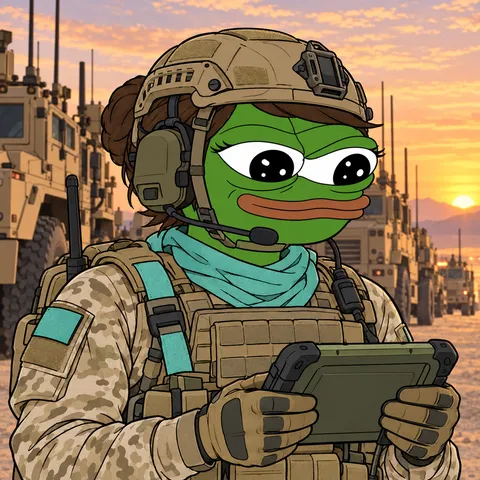 The Army Fren concept: Route To The Frens, Convoy Navigator, holding Rugged GPS Unit.