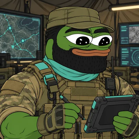 The Heavy Fren concept: Chain Of Command, Senior NCO, holding Tactical Clipboard Tablet.