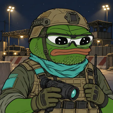 The Veteran concept: Gravel Voice Guardian, Checkpoint Commander, holding Handheld Thermal Viewer.
