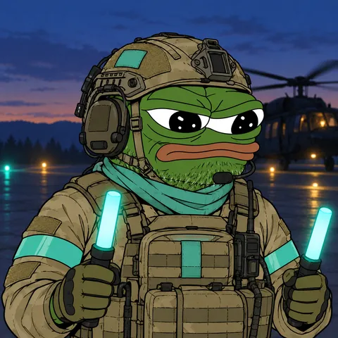 The Veteran concept: Stay Off My Landing Zone, Landing Zone Controller, holding Signal Wand Pair.